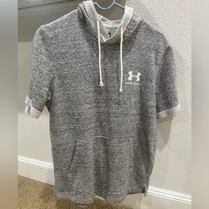 Under Armour Rival Men’s Terry Short Sleeve Hoodie Size Medium